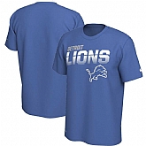 Detroit Lions Nike Sideline Line of Scrimmage Legend Performance T-Shirt Blue
